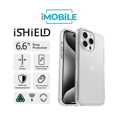 iShield Crystal Palace Clear Case for iPhone 15 Pro Max iShield Crystal Palace Clear Case for iPhone 15 Pro Max