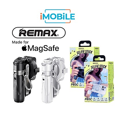 Remax P80C MagSafe Selfie Stick with Tripod & Remote Remax P80C MagSafe Selfie Stick with Tripod & Remote
