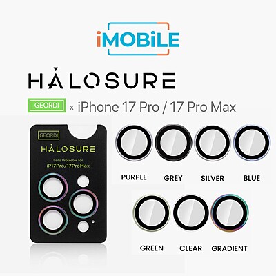 Halosure Geordi Rear Camera Lens Armour Protector (Anti-Reflection), iPhone 17 Pro / 17 Pro Max Halosure Geordi Rear Camera Lens Armour Protector (Anti-Reflection), iPhone 17 Pro / 17 Pro Max