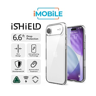 iShield Crystal Palace Clear Case, iPhone 17 Air iShield Crystal Palace Clear Case, iPhone 17 Air