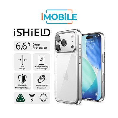 iShield Crystal Palace Clear Case, iPhone 17 Pro Max iShield Crystal Palace Clear Case, iPhone 17 Pro Max