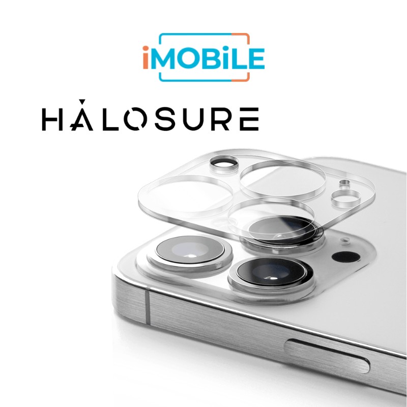 Halosure Elite Rear Camera Tempered Glass Protector, iPhone 16 Pro / 16 Pro Max Halosure Elite Rear Camera Tempered Glass Protector, iPhone 16 Pro / 16 Pro Max