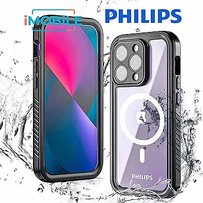 Philips Waterproof Case With MagSafe For iPhone 15 Philips Waterproof Case With MagSafe For iPhone 15