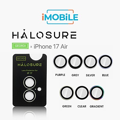Halosure Geordi Rear Camera Lens Armour Protector (Anti-Reflection), iPhone 17 Air Halosure Geordi Rear Camera Lens Armour Protector (Anti-Reflection), iPhone 17 Air