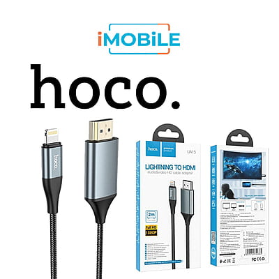 Hoco 2M Lightning To HDMI Audio & Video 1080P Full HD Cable Hoco 2M Lightning To HDMI Audio & Video 1080P Full HD Cable