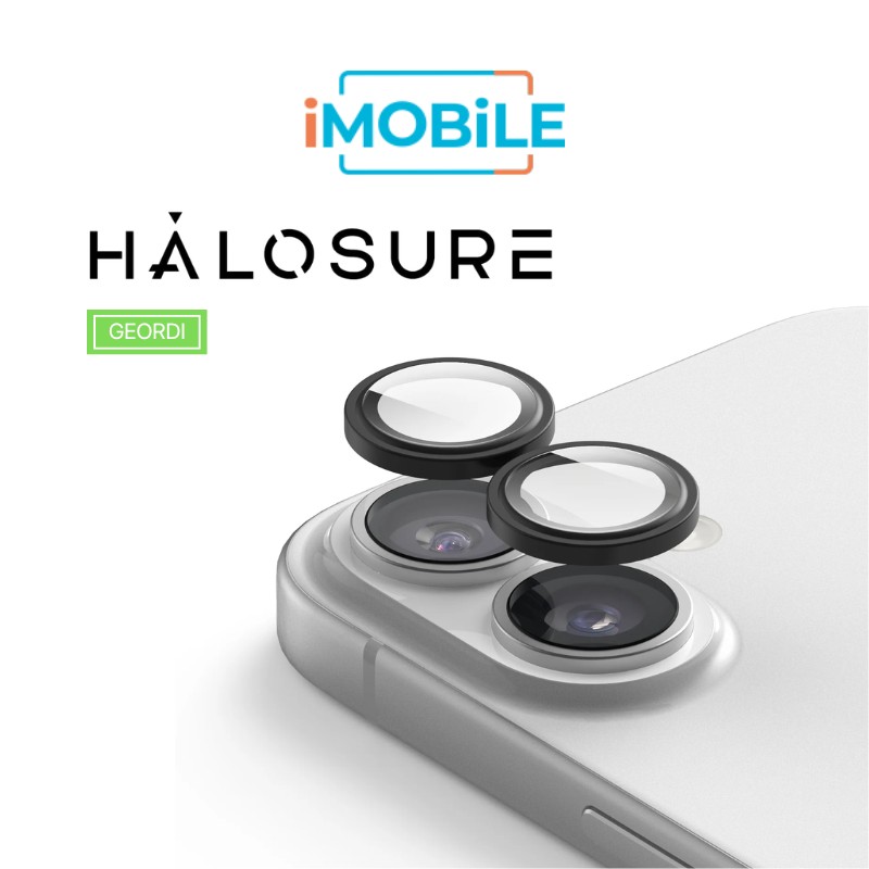 Halosure Geordi Rear Camera Lens Armour Protector (Anti-Reflection), iPhone 17 Halosure Geordi Rear Camera Lens Armour Protector (Anti-Reflection), iPhone 17
