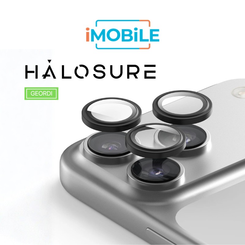 Halosure Geordi Rear Camera Lens Armour Protector (Anti-Reflection), iPhone 17 Pro / 17 Pro Max Halosure Geordi Rear Camera Lens Armour Protector (Anti-Reflection), iPhone 17 Pro / 17 Pro Max