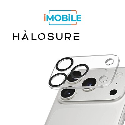 Halosure Elite Rear Camera Tempered Glass Protector, iPhone 17 Pro Halosure Elite Rear Camera Tempered Glass Protector, iPhone 17 Pro